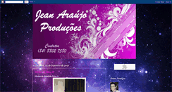 Desktop Screenshot of jeanaraujoproducoes.blogspot.com