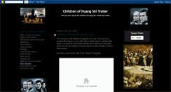 Desktop Screenshot of children-of-huang-shi-trailer.blogspot.com