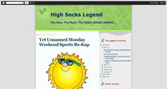 Desktop Screenshot of highsockslegend.blogspot.com