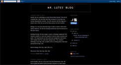 Desktop Screenshot of mrlutes.blogspot.com