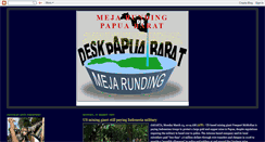 Desktop Screenshot of deskpapuabarat.blogspot.com