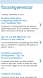 Mobile Screenshot of fbcashgenerator.blogspot.com
