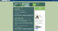 Desktop Screenshot of closer2youhere.blogspot.com