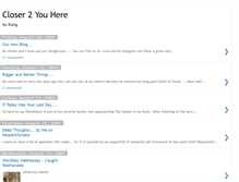 Tablet Screenshot of closer2youhere.blogspot.com