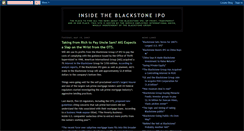 Desktop Screenshot of blackstonerevealed.blogspot.com