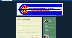 Desktop Screenshot of coloradoconservativeaction.blogspot.com