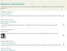 Tablet Screenshot of bodaciousbookworms.blogspot.com