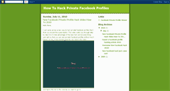 Desktop Screenshot of howtohackprivatefacebookprofiles.blogspot.com