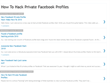 Tablet Screenshot of howtohackprivatefacebookprofiles.blogspot.com