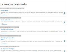 Tablet Screenshot of laaventuradeaprender.blogspot.com