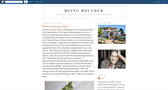 Desktop Screenshot of beingboulder.blogspot.com