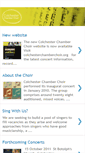 Mobile Screenshot of colchesterchamberchoir.blogspot.com