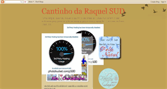 Desktop Screenshot of cantinhodaraquelsud.blogspot.com