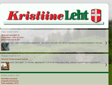 Tablet Screenshot of kristiineleht.blogspot.com