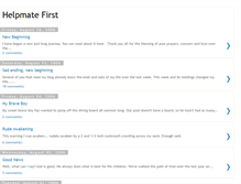 Tablet Screenshot of helpmatefirst.blogspot.com