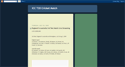 Desktop Screenshot of icc-cricket-live.blogspot.com