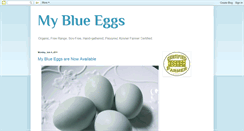 Desktop Screenshot of myblueeggs.blogspot.com