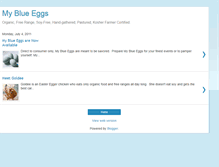 Tablet Screenshot of myblueeggs.blogspot.com