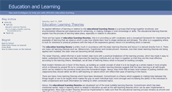Desktop Screenshot of educationandlearninginfo.blogspot.com