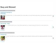 Tablet Screenshot of busyandblessedtimes3.blogspot.com