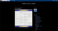 Desktop Screenshot of bono2010.blogspot.com