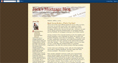 Desktop Screenshot of jacksmortgageblog.blogspot.com