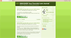 Desktop Screenshot of discoveryourfavirite.blogspot.com