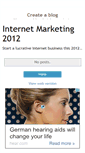 Mobile Screenshot of internetmarketerhelp.blogspot.com