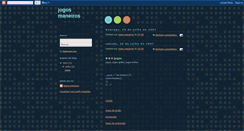 Desktop Screenshot of jogosmaneiro.blogspot.com