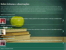 Tablet Screenshot of leituraseobservacoes.blogspot.com