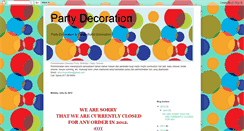 Desktop Screenshot of partydeco.blogspot.com