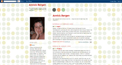 Desktop Screenshot of annickbergen.blogspot.com