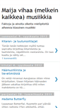 Mobile Screenshot of maijavihaamusiikkia.blogspot.com