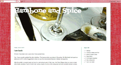 Desktop Screenshot of hamboneandspice.blogspot.com