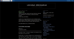 Desktop Screenshot of locurasordinarias.blogspot.com