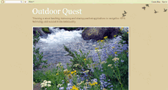 Desktop Screenshot of outdoorquest.blogspot.com