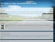 Tablet Screenshot of itseasiertocleansomeoneelseshouse.blogspot.com