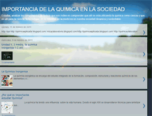 Tablet Screenshot of laquimicaysuevolucion.blogspot.com