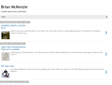 Tablet Screenshot of bdmckenzie.blogspot.com