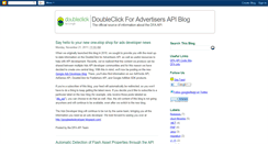 Desktop Screenshot of doubleclickadvertisersapi.blogspot.com