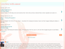 Tablet Screenshot of livelovewithcancer.blogspot.com