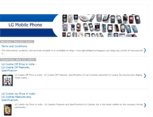 Tablet Screenshot of lgmobileprice.blogspot.com