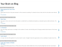 Tablet Screenshot of brainonblog.blogspot.com