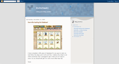 Desktop Screenshot of invincheats.blogspot.com