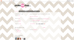 Desktop Screenshot of pinkadotshop.blogspot.com