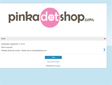 Tablet Screenshot of pinkadotshop.blogspot.com