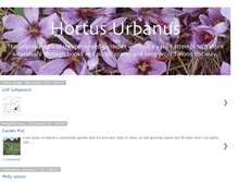 Tablet Screenshot of hortusurbanus.blogspot.com