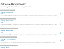 Tablet Screenshot of californiahomeschoolin.blogspot.com