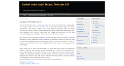 Desktop Screenshot of judul-lta-skripsi-tesis.blogspot.com