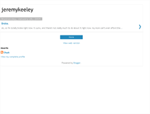 Tablet Screenshot of jeremykeeley.blogspot.com